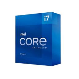 Intel Core i7 11700K - 3.6 GHz - 8 núcleos - 16 hilos - 16 MB caché - LGA1200 Socket - Caja (sin refrigerante)