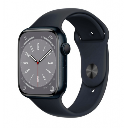Apple Watch Series 8 (GPS) - 45 mm - aluminio estrellado - reloj inteligente con pulsera deportiva - fluoroelastómero - 