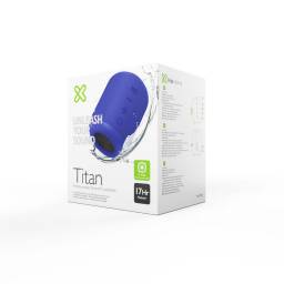 Klip Xtreme Titan KBS-200 - Altavoz - para uso portátil - inalámbrico - Bluetooth - azul