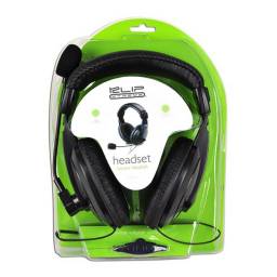Klip Xtreme - KSH-301 - Headset - Wired - Stereo w/vol control - Dos enchufes independientes de 3,5mm para micrfono y a