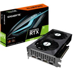 Gigabyte GeForce RTX 3050 EAGLE OC 8G - Tarjeta gráfica - GF RTX 3050 - 8 GB GDDR6 - PCIe 4.0 - 2 x HDMI, 2 x DisplayPor