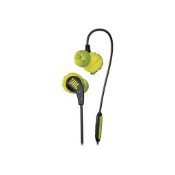 JBL Endurance RUN - Auriculares internos con micro - en oreja - cableado - conector de 3,5 mm - amarillo