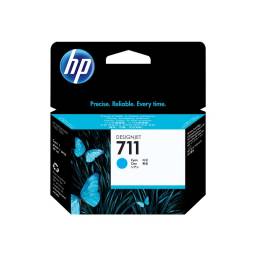 HP 711 - 29 ml - cin - original - DesignJet - cartucho de tinta - para DesignJet T100, T120, T120 ePrinter, T125, T130,