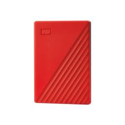 WD My Passport WDBYVG0020BRD - Disco duro - cifrado - 2 TB - externo (porttil) - USB 3.2 Gen 1 - AES de 256 bits - rojo