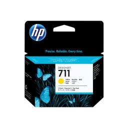 HP 711 - Paquete de 3 - 29 ml - amarillo - original - DesignJet - cartucho de tinta - para DesignJet T100, T120, T120 eP