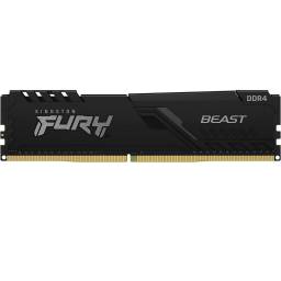 Kingston FURY Beast - DDR4 - mdulo - 8 GB - DIMM de 288 contactos - 3200 MHz  PC4-25600 - CL16 - 1.35 V - sin bfer - 