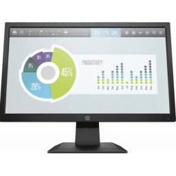 Monitor HP P204 - LED-backlit LCD monitor - 19.5" - 1600 x 900 - TN - HDMI / VGA (DB-15) - Black