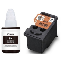 Canon - Cartucho de tinta - Negro + Botella de tinta negra