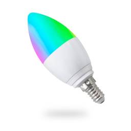 LAMPARA LED WIFI RGB TUYA SMART 5W E14 TIPO VELA
