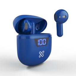 Klip Xtreme - KTE-006BL - True wireless earphones - Para Home audio / Para Portable electronics / Para Tablet / Para Cel