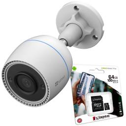 Camara Ezviz Wifi Cs-h3c 2mp Full Hd con Luz + SD 64 GB