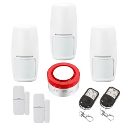 KIT ALARMA WIFI SIRENA TUYA SMART 3 PIR + 2 MAGENTICOS