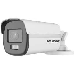 Cmara Hikvision 2mp Colorvu Luz Led Full Hd Ds-2ce12df0t-f