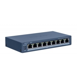 SWITCH ETHERNET HIKVISION 9 PORTS 8 POE 10100 SMART - DS-3E1309P-EIM