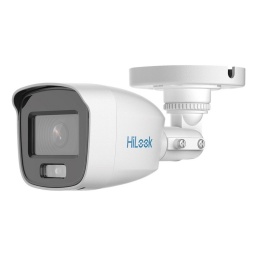 CAMARA HILOOK 2MP BULLET EXTERIOR - COLORVU - PLASTICO - C/AUDIO - THC-B129-P