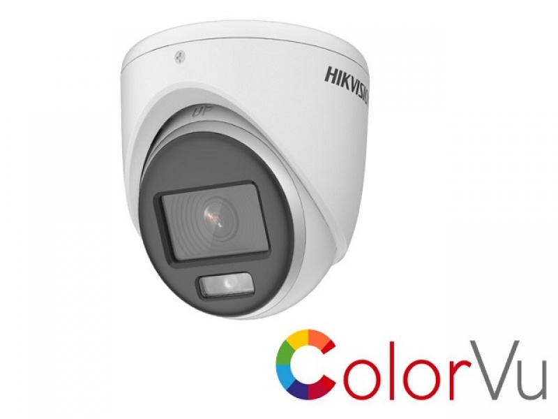 Cmara Hikvision Colorvu Turret 2mp DS-2CE70DF0T-PF Interior