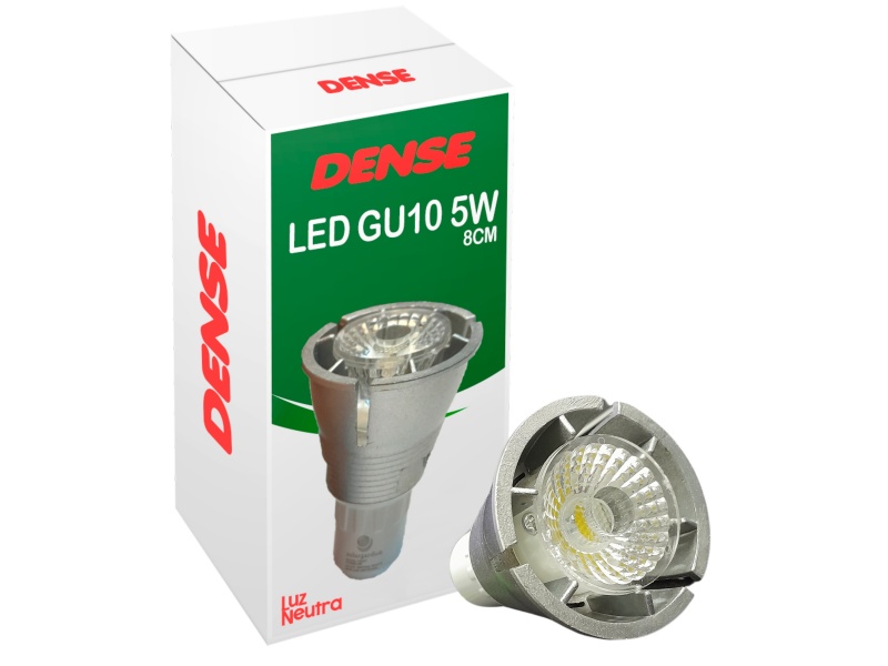 LUZ DICROICA LED 220V GU10 5W NEUTRA DENSE