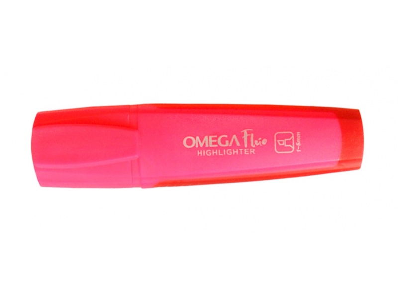 RESALTADOR DESTACADOR FLUO ROSADO OMEGA