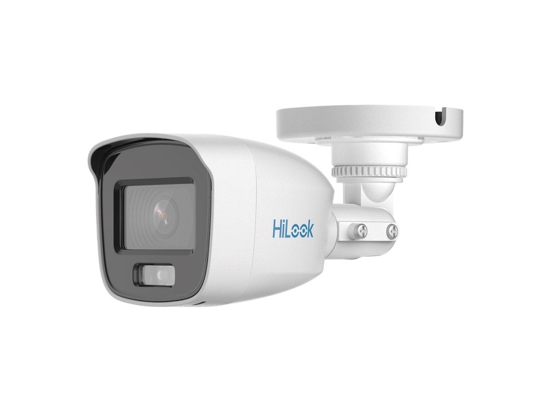 CAMARA HILOOK 2MP BULLET EXTERIOR - COLORVU - PLASTICO - C/AUDIO - THC-B129-P